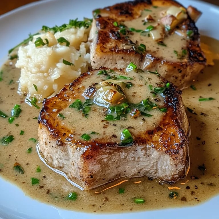 Pork Chops in Creamy Garlic Sauce: An Incredible 5-Star Recipe