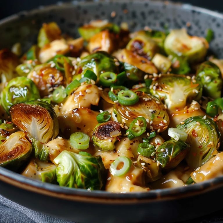 Cremige Rosenkohlpfanne