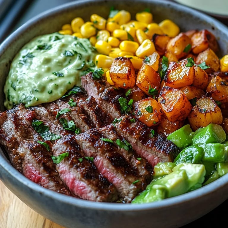 <p>Steak, Avocado, and Roasted Corn Bowl: An Amazing Ultimate Recipe</p>