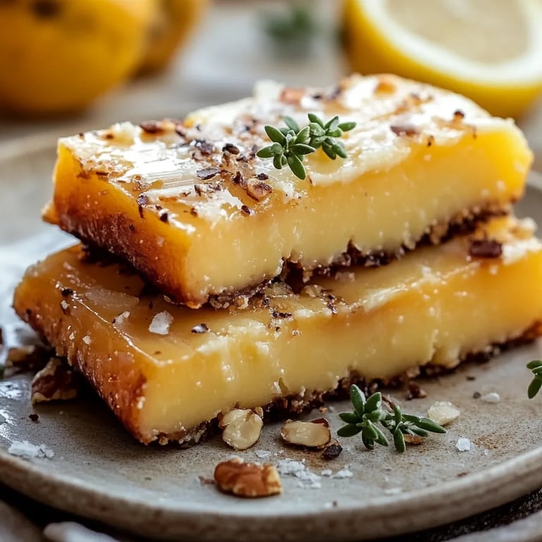 Zitronen-Brownie-Riegel