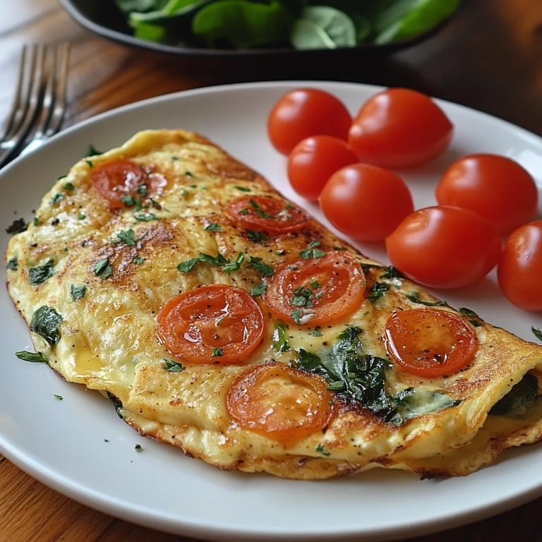 Omelete de Espinafre com Queijo: Uma Receita Incrível e Definitiva