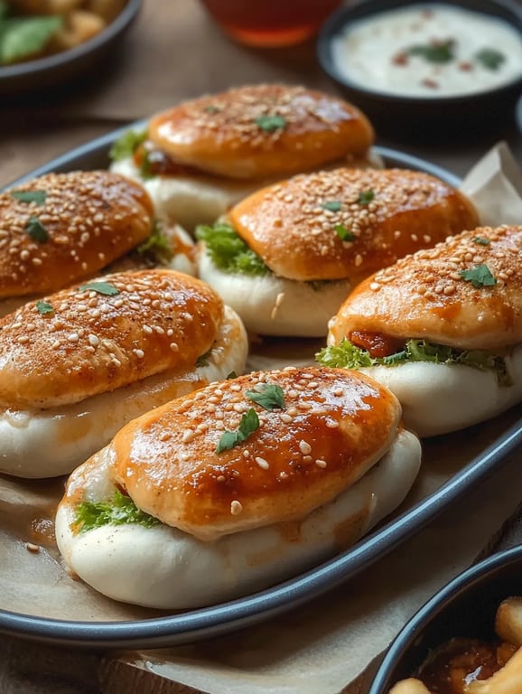 Cheesy Dynamite Chicken Buns