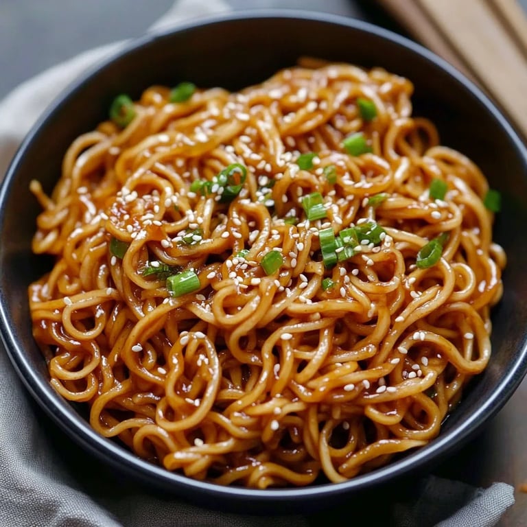 Easy Saucy Ramen Noodles (Vegan Recipe)