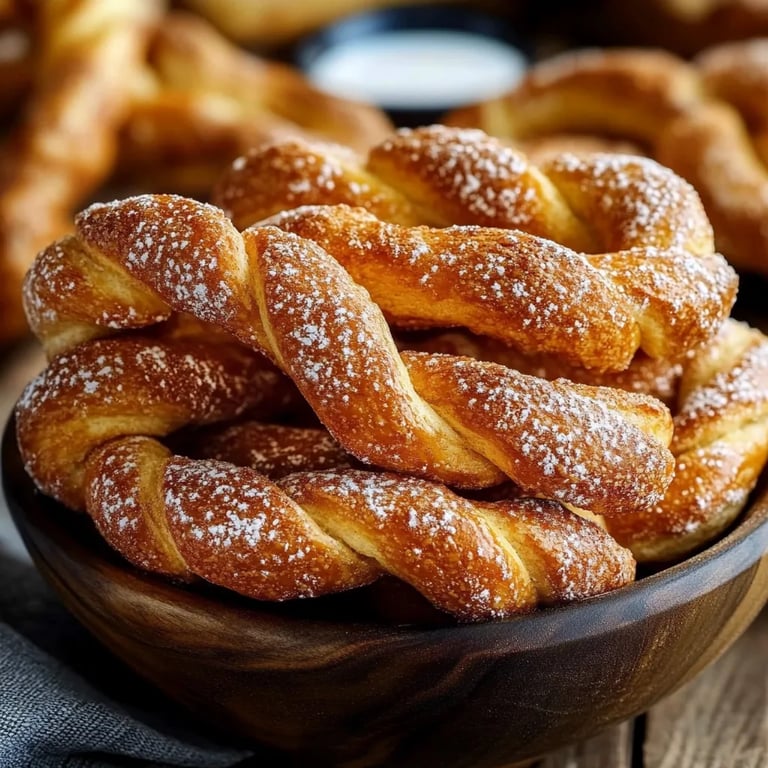 Knusprige Zimt-Zucker-Twists aus Blätterteig