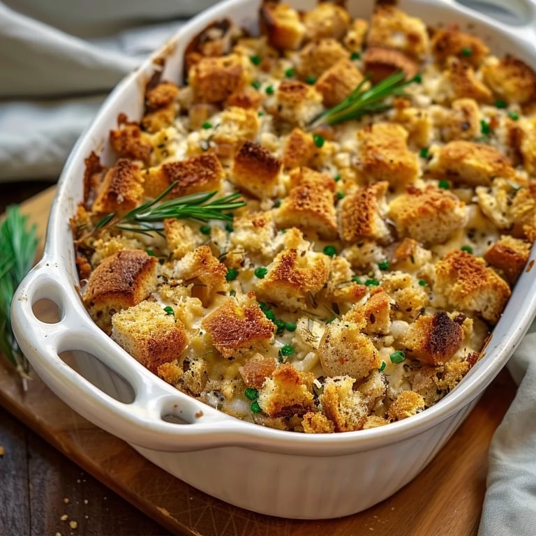 Chicken & Stuffing Casserole
