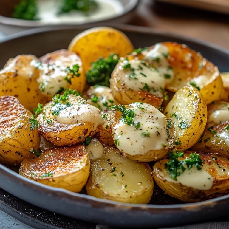 Cremiger Brokkoli mit Kartoffeln