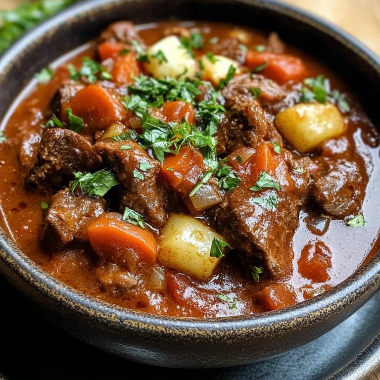 Slow Cooker Beef & Chorizo Casserole