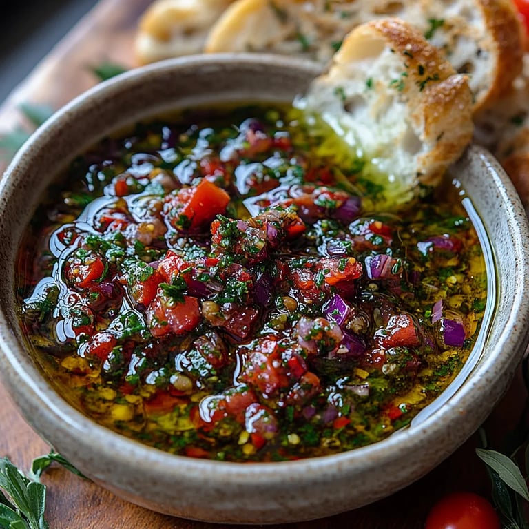 Dip Méditerranéen à l'Huile d'Olive : Une Recette Incroyable Ultime