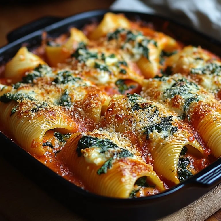 Einfache mit Spinat und Ricotta gefüllte Muscheln: Ein Unglaublich Ultimatives Rezept