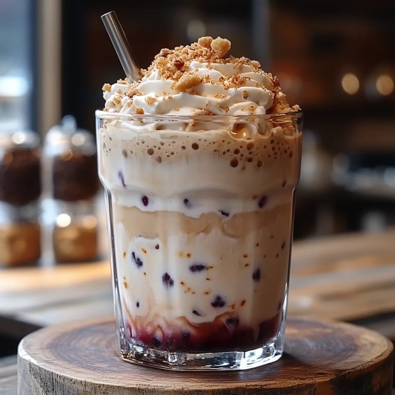 Café glacé à la cannelle, au sucre brun et aux myrtilles : Une Recette Incroyable Ultime