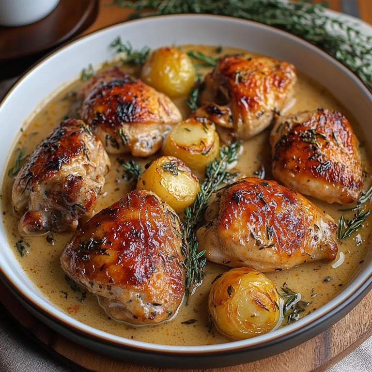Herb Roasted Chicken in Creamy White Wine Sauce: An Amazing Ultimate Recipe