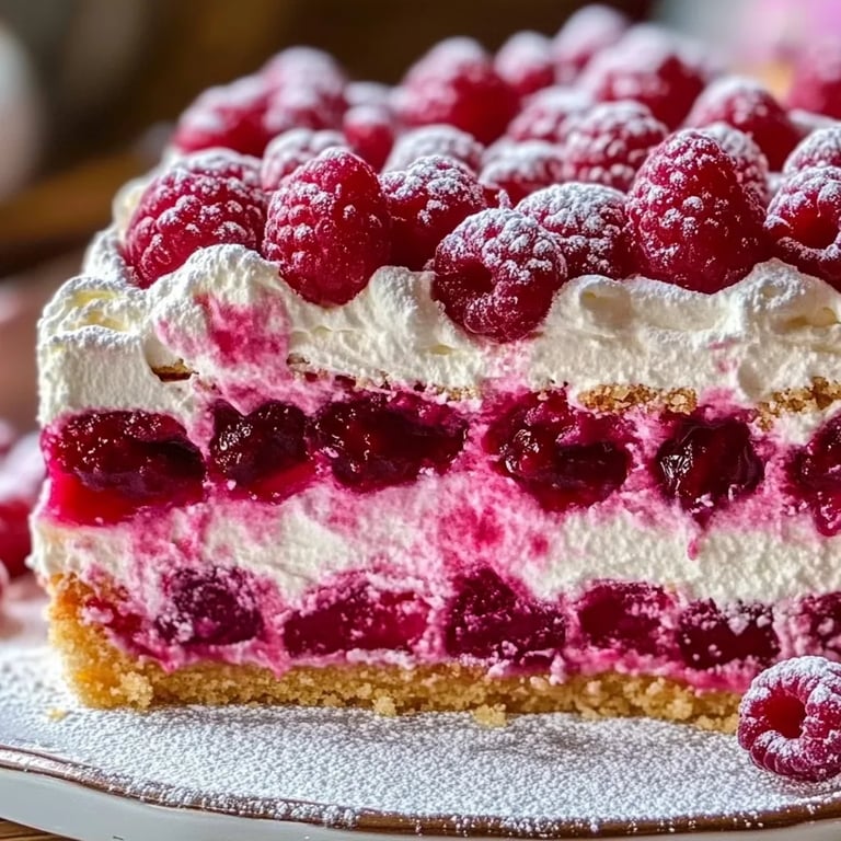 Himbeer-Raffaello-Torte ohne Gelatine