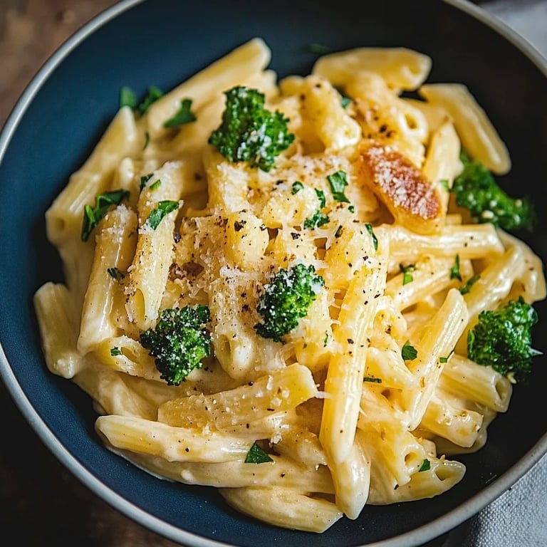 Schnelle Brokkoli-Hähnchen-Pasta