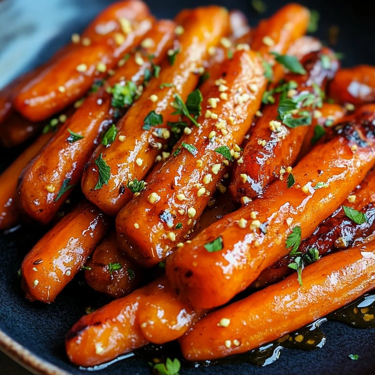 Brown Sugar Honey Glazed Carrots