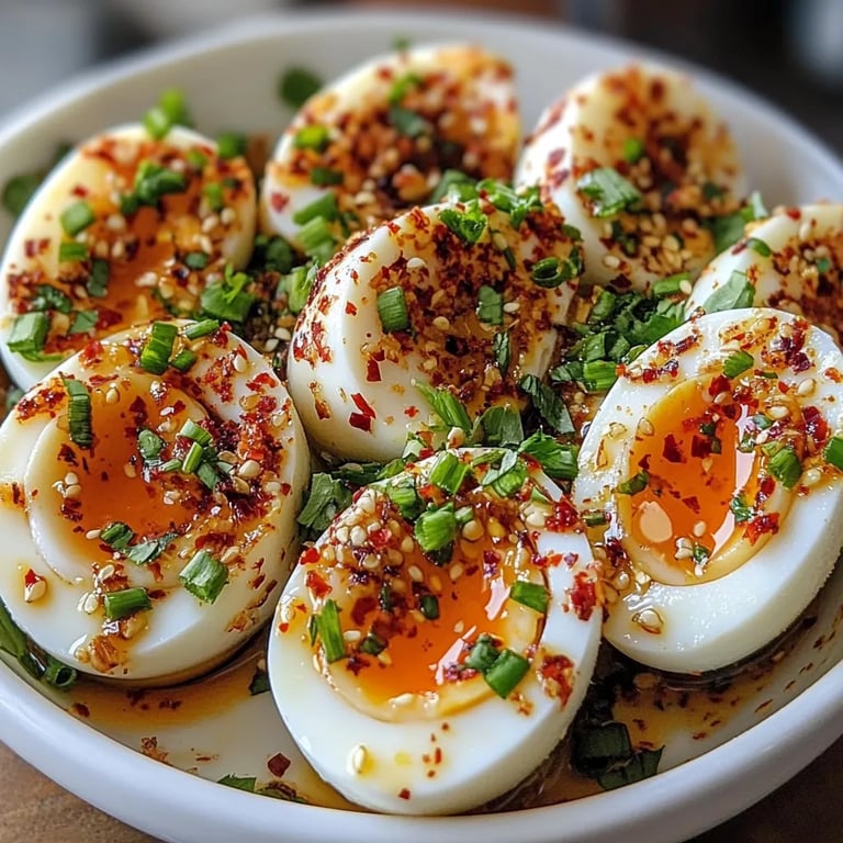 <p>Spicy Chili Garlic Deviled Eggs: An Incredible 7-Step Recipe</p>