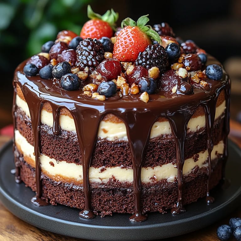 Pastel de Capas de Chocolate y Caramelo Turtle: Una Increíble Receta Esencial