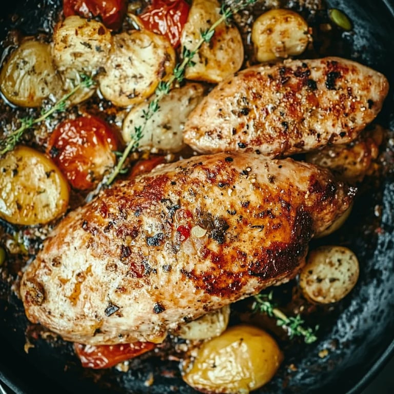 Hähnchenbrustfilets aus dem Backofen