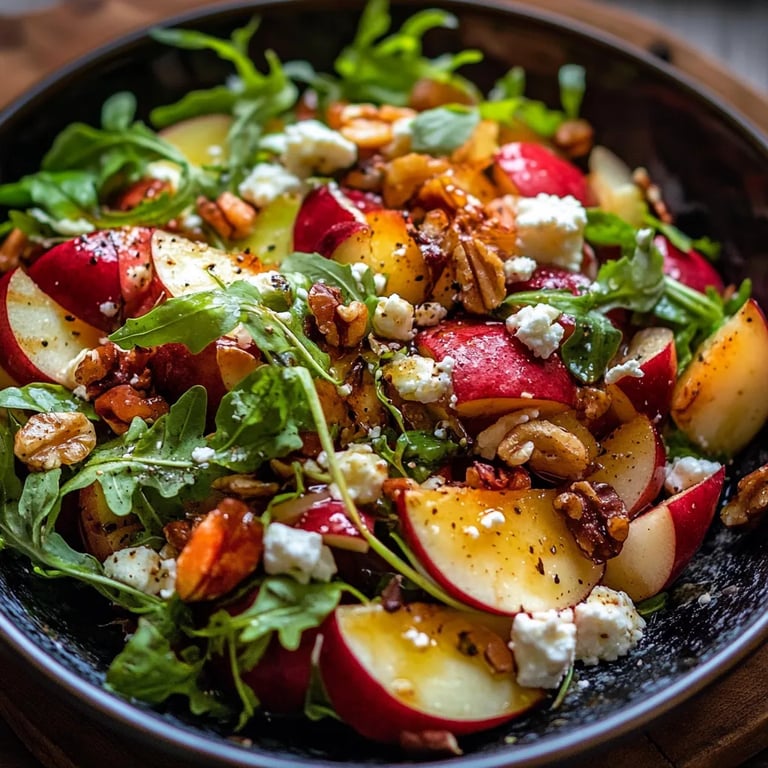 Autumn Harvest Honeycrisp Apple and Feta Salad