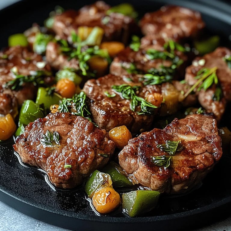 Würzige Rosenkohl-Hackfleisch-Pfanne