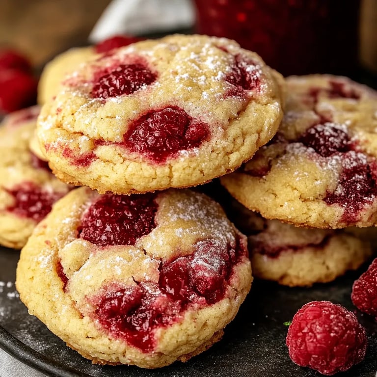 Lemon Raspberry Cookies
