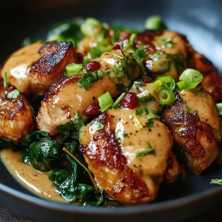 Gebackener Rosenkohl mit Speck und Senfsoße