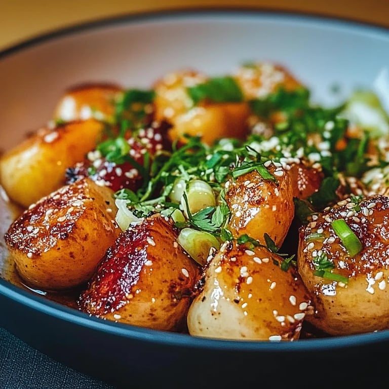 Honig Sriracha Rosenkohl