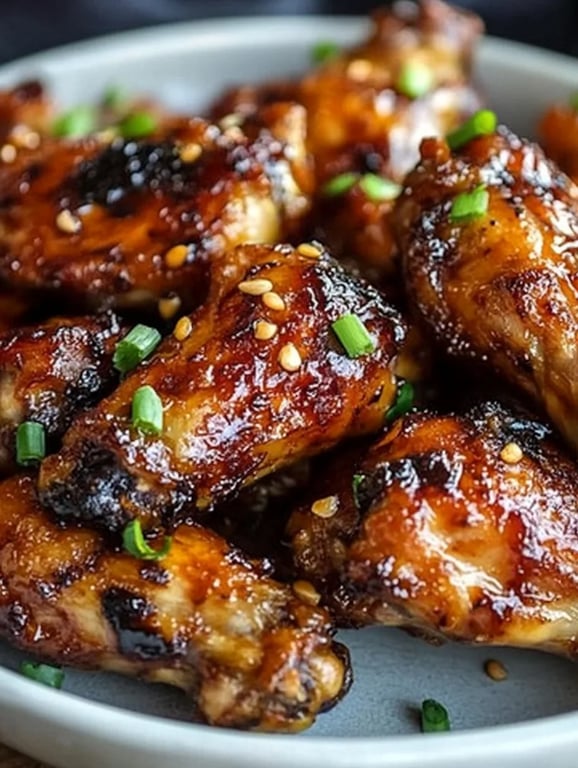 Sticky Pineapple-Teriyaki Chicken Wings