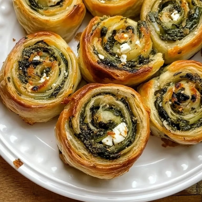 Spinach and Feta Pinwheels