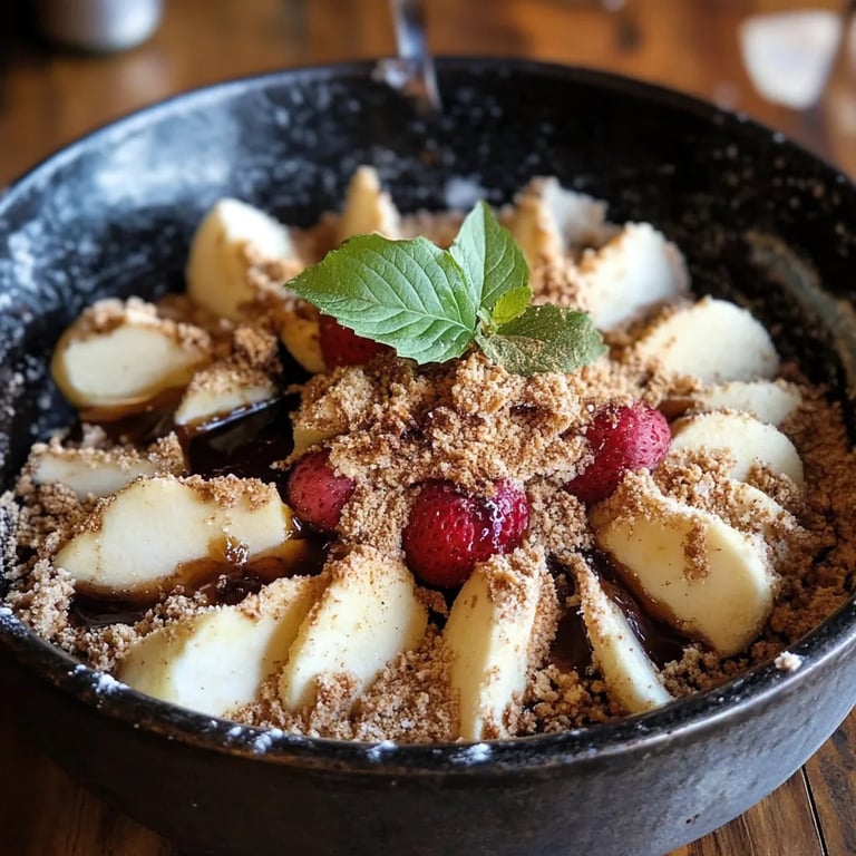 Pastel de Café con Crumble de Manzana y Bourbon Salado: Una Increíble Receta Secreta
