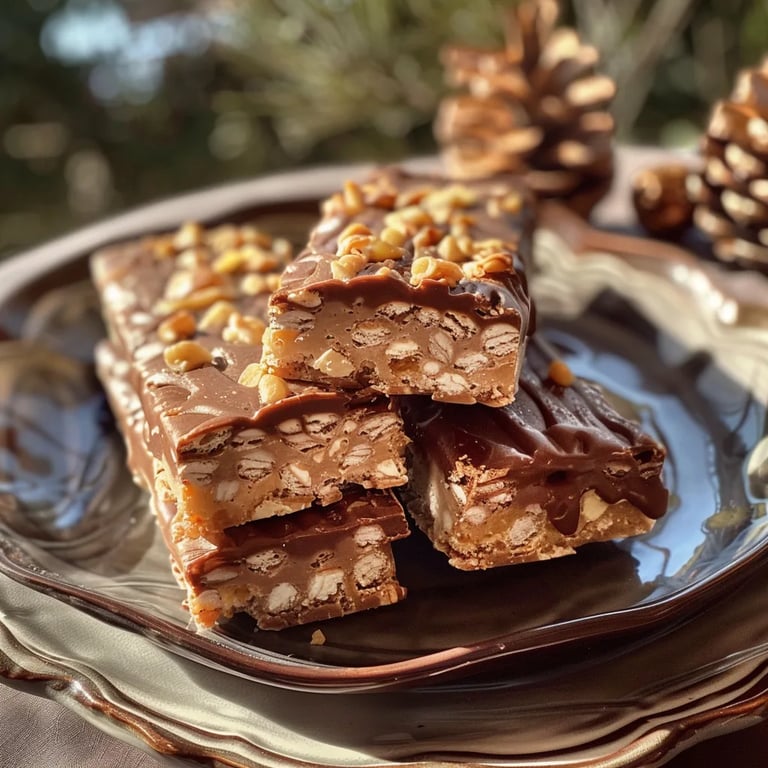 Mürbe Nougat Stangen