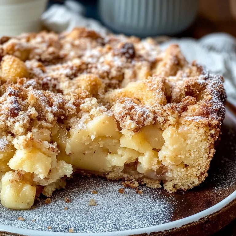 Apfel-Marzipan-Crumble