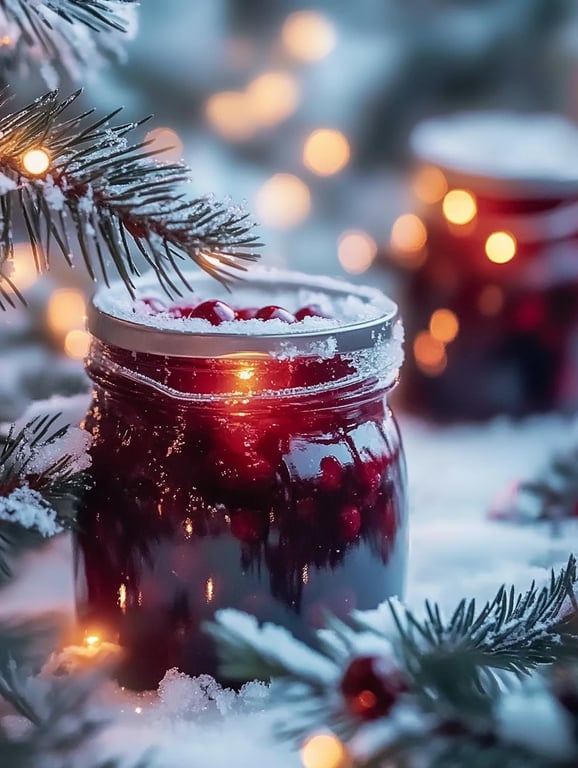 Sweet Christmas Cranberry Jam
