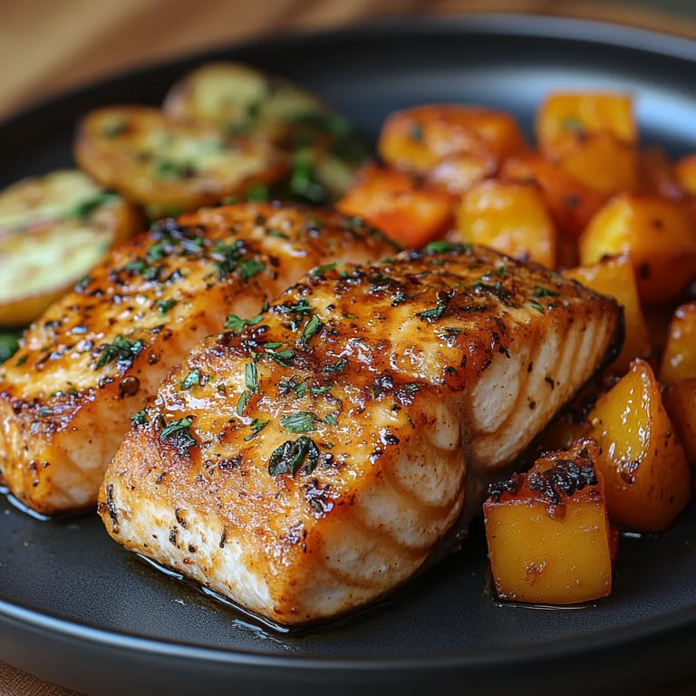 <p>Salmón con Verduras en Freidora de Aire: Una Increíble Receta Esencial</p>