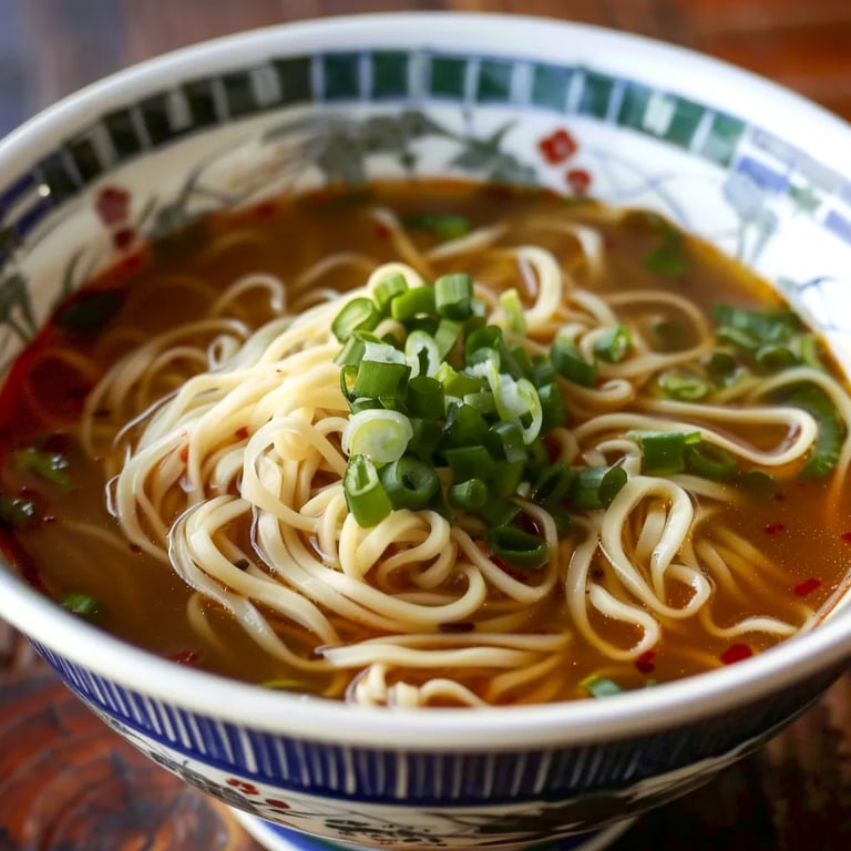 Quick & Easy Chinese Noodle Soup