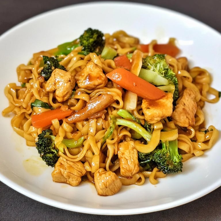 Äggnudelwok med kyckling: Ett fantastiskt ultimatum till middag