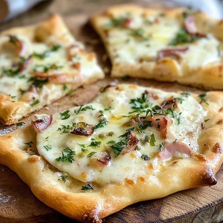 Mini Flammkuchen Sterne