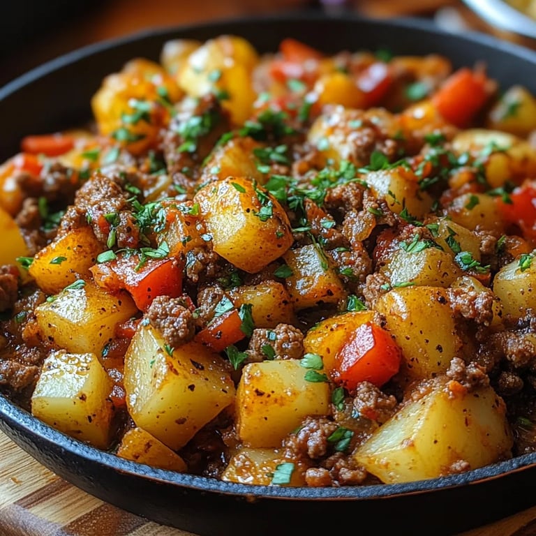 Southwest Ground Beef & Potato Skillet: An Incredible Amazing Recipe