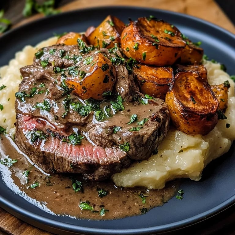 Bistec Jugoso con una Salsa Cremosa Increíble: La Última Receta para Impresionar