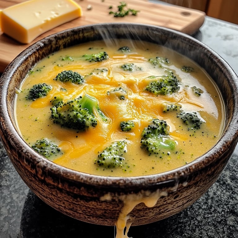Comfort Broccoli Cheddar Soup​