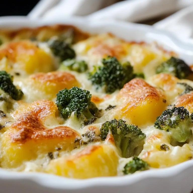 Kartoffelgratin mit Romanesco