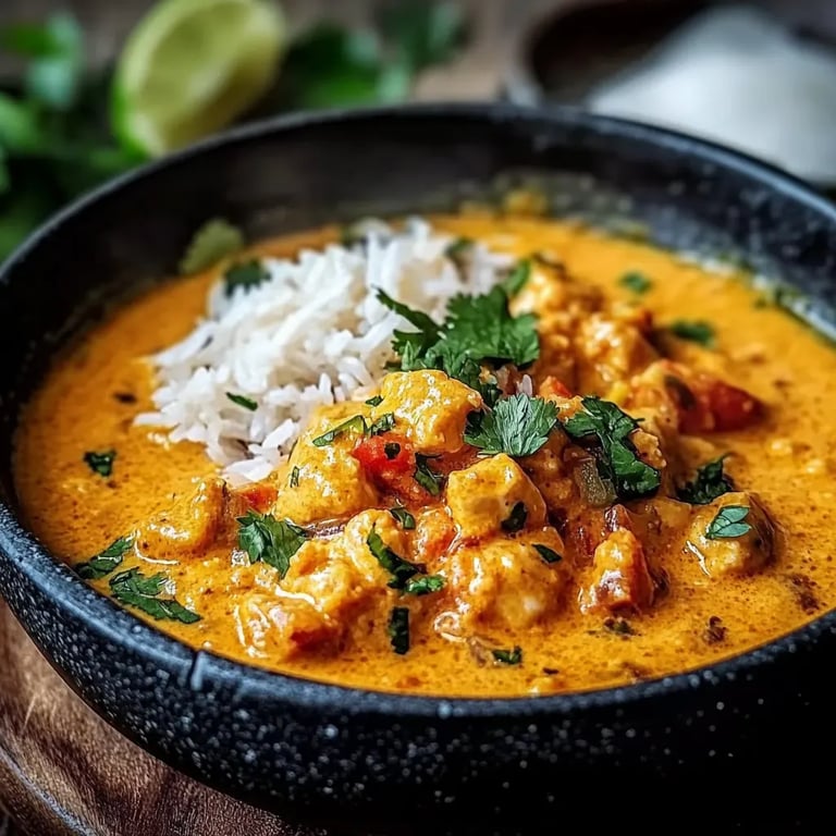 Kürbis Curry mit Kokosmilch