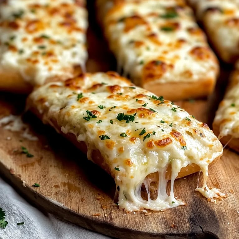 Cheesy Garlic Bread Recipe - Bake with Zoha