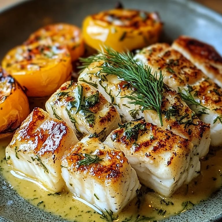 Grilled Cod Fish with Creamy Dill Sauce: An Amazing Ultimate Recipe