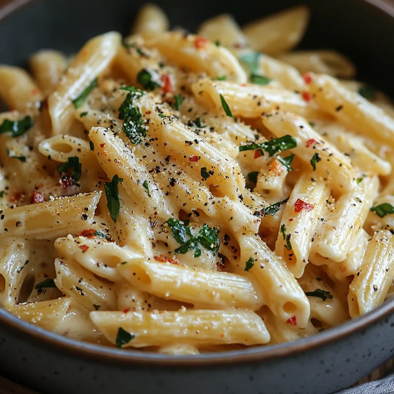 Einfaches Penne Alfredo: Ein Unglaubliches Ultimatives Rezept für 4 Personen