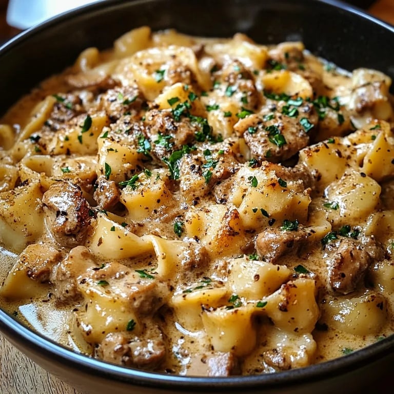 Stroganoff Cremoso de Pavo: La Última Receta Increíble