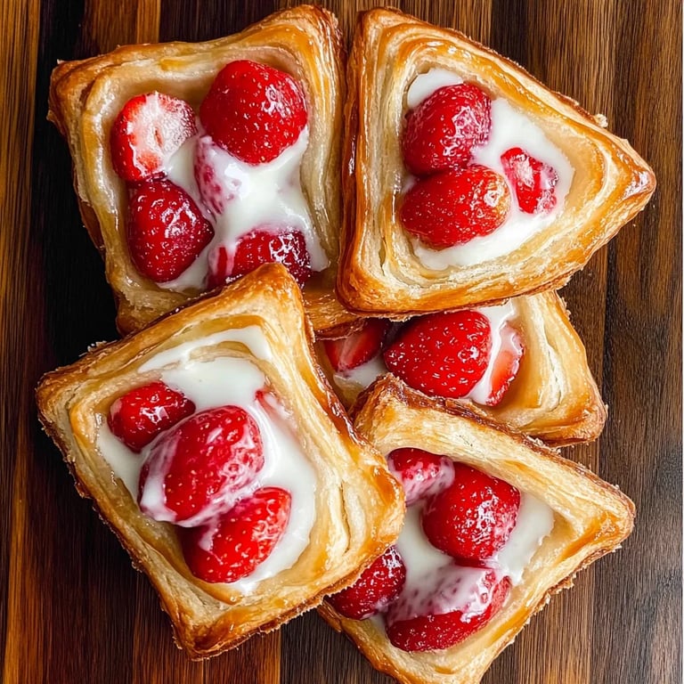 Strawberry Danish with Cream Cheese