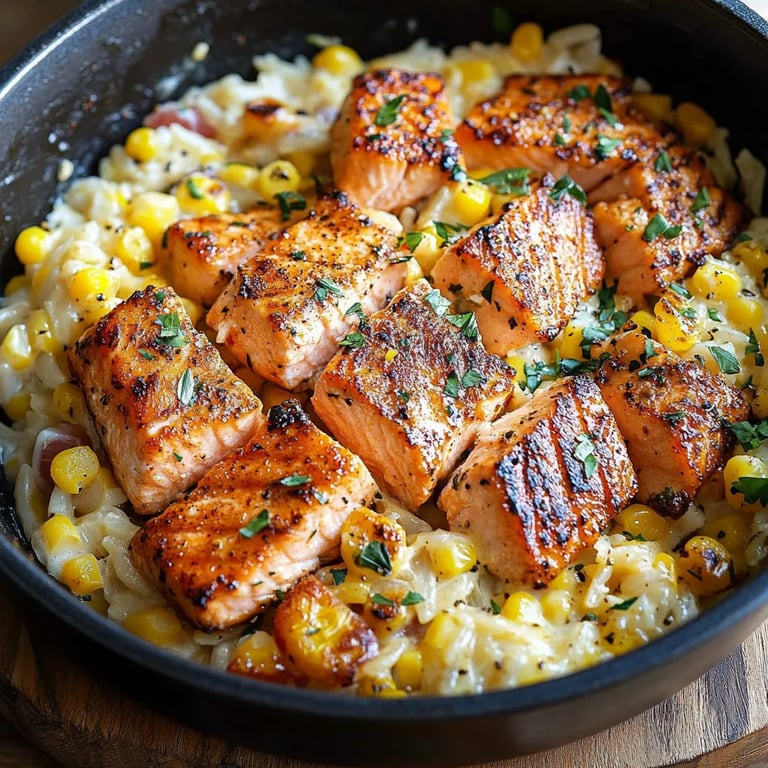 Creamed Corn Orzo with Salmon: An Incredible Ultimate Recipe