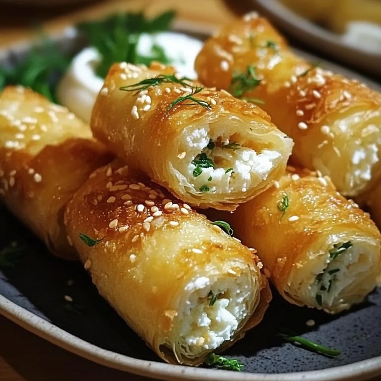 Knusprige Feta-Röllchen: Ein Unglaubliches Ultimatives Rezept für 5 Sinne