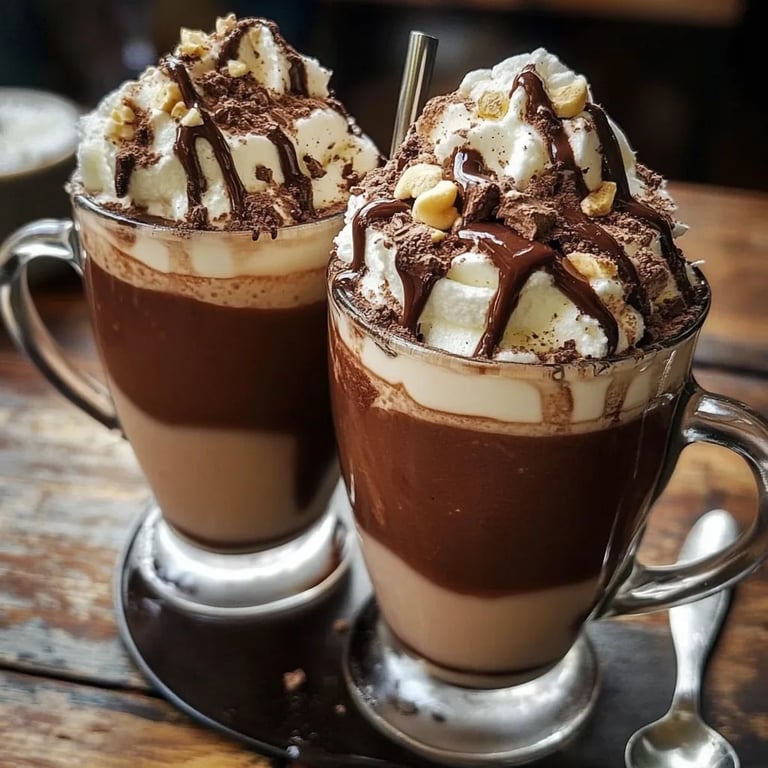 Hot Chocolate Floats
