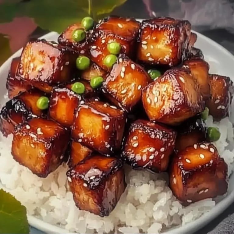 Honung-vitlök-laxbitar i skål: Ett underbart och ultimat recept för 4